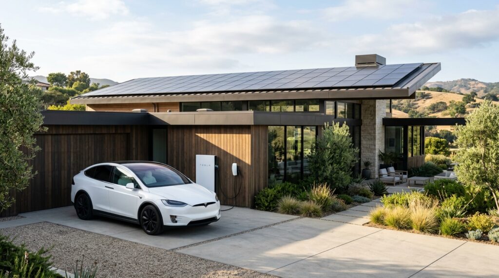 テスラモデルXとPowerwall